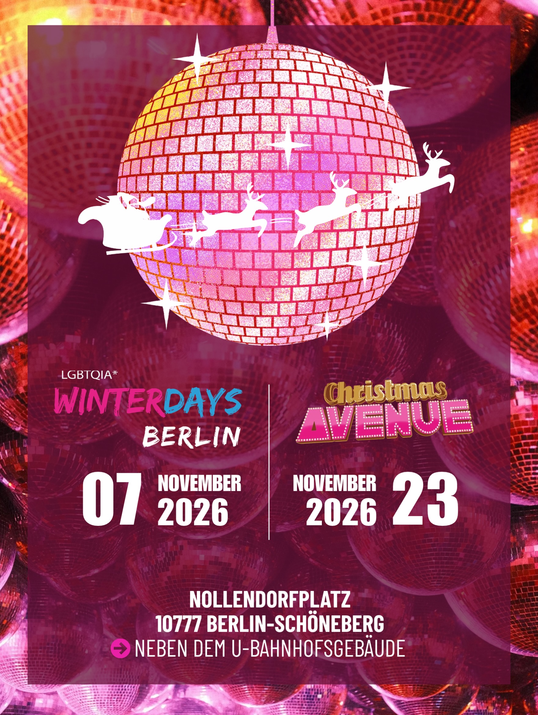 🌈❄️ Party People, unser queeres Winter Wonderland geht am 07.11. endlich wieder los! 🎉✨