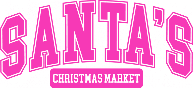 Santas Weihnachtsmarkt-Logo auf der Christmas Avenue