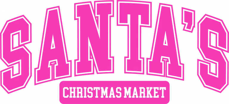Santas Weihnachtsmarkt-Logo auf der Christmas Avenue